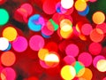 intentionally blurred background with colored  lights Royalty Free Stock Photo