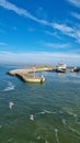 Inter Island ferry port Royalty Free Stock Photo