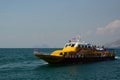 Inter islands ferry boat. Koh Mook. Thailand