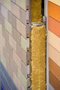 Inter-wall thermal insulation of houses