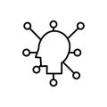 Interaction design icon, vector illustration
