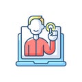 Interaction design RGB color icon