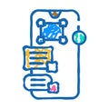 interaction design ux ui icon doodle illustration
