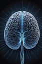 Interactive Brain Neural Network with Active Nodes Generative AI