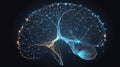 Interactive Brain Neural Network with Active Nodes Generative AI