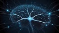 Interactive Brain Neural Network with Active Nodes Generative AI