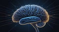 Interactive Brain Neural Network with Active Nodes Generative AI