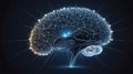 Interactive Brain Neural Network with Active Nodes Generative AI