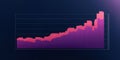Interactive chart showing blockchain technology investments growth