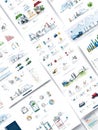 Interactive Dashboard Showcasing Oil and Gas Icons With Clean Layout for Analytics and Visualization of Industry Data
