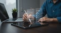 Digital Checklist Streamlining Tasks with Interactive Technology on Tablet, Enhancing Productivity and Efficiency for Modern