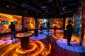 Interactive Exhibits, Exploring Immersive Data Visualizations with Dynamic Lighting and Engaging Technology in Mode