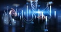 Interactive Financial Data Visualization with Trading Algorithms