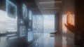 Interactive Futuristic Interfaces, Exploring Digital Displays in Modern Architecture