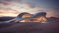 interactive futuristic museum building