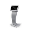 Interactive Information Kiosk Terminal Stand Royalty Free Stock Photo