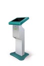 Interactive Information Kiosk Terminal Stand Royalty Free Stock Photo