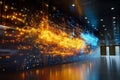 Interactive Media Wall with Sleek Technology Design
