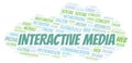 Interactive Media word cloud