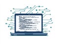 An interactive online coding workshop creates visual content in a digital environment