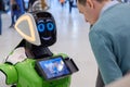 Interactive Robot meet visitors at Skolkovo Robotics Forum