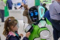 Interactive Robot meet visitors at Skolkovo Robotics Forum