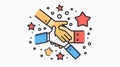 Interactive Share Icon for Online Interaction Design and Usage