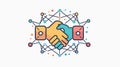 Interactive Share Icon for Online Interaction Design and Usage