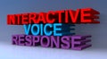 Interactive voice response