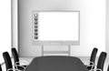 Interactive whiteboard Royalty Free Stock Photo