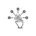 Interactivity icon
