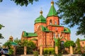 Intercession church in Kamiani Potoky village near Kremenchug, Ukraine Royalty Free Stock Photo