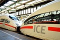 Intercity-Express in Duisburg Station Royalty Free Stock Photo