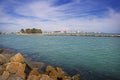 Intercoastal Jetty Gulf Coast Royalty Free Stock Photo