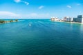 Intercoastal waterway on summer day