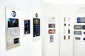 Intercom control panels with monitors in store