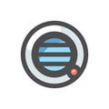 Intercom device simple Vector icon Cartoon illustration