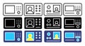 Intercom icon vector