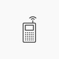 Intercom icon vector