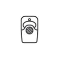 Intercom line icon