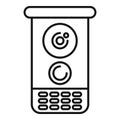 Intercom system providing security and communication access Royalty Free Stock Photo