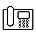 Intercom Telephone Line Icon Royalty Free Stock Photo