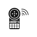 Intercom line icon isolated on white background Royalty Free Stock Photo