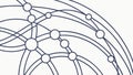 Interconnected abstract network pattern, digital communication background, vector design Generative AI Royalty Free Stock Photo