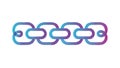 Interconnected Chain Links Vector - Strength, Unity, Connection, Security, vector design Generative AI Royalty Free Stock Photo