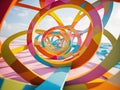 Interconnected circles representing community and collaboration