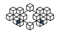 Interconnected 3D Cubes Outline, Network and Structure Design, vector design Generative AI Royalty Free Stock Photo