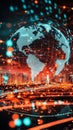 Interconnected global fintech ecosystems enabling universal financial inclusion.
