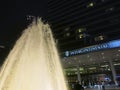 The InterContinental Hotel in Hong Kong with its Fountain in Front