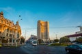 Bucharest, Romania, November 2018: Intercontinental Hotel is one of the oldest hotels in Bucharest